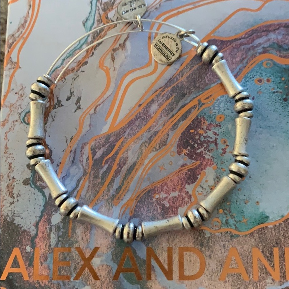 Alex and Ani silver bracelet